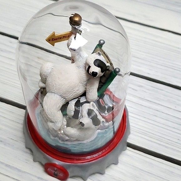 Coca-Cola Polar Bears Iceberg Break Cloche Limited Edition Franklin Mint - Picture 13 of 16